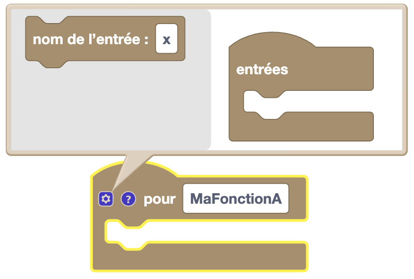 Add input to a function