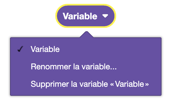 Variable settings