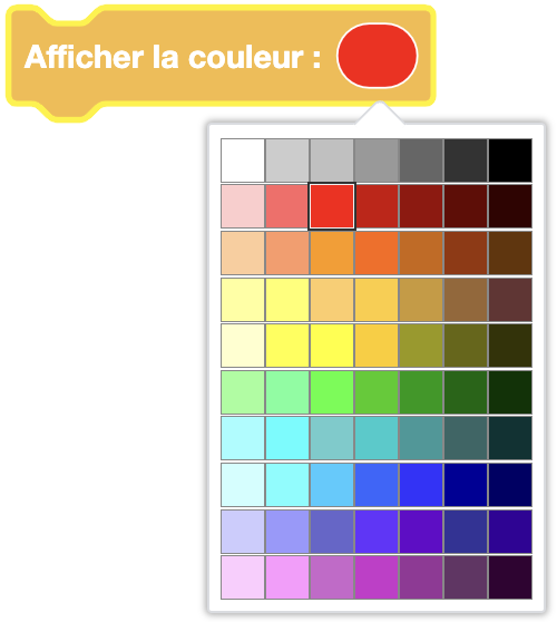 Color selector