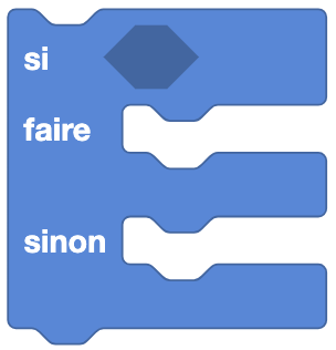 Bloc Si - Faire - Sinon