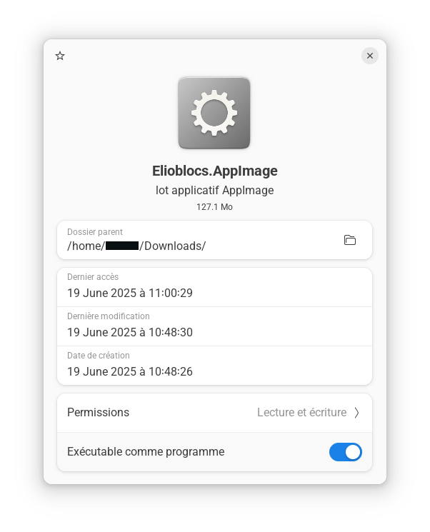 Elioblocs Linux Permissions