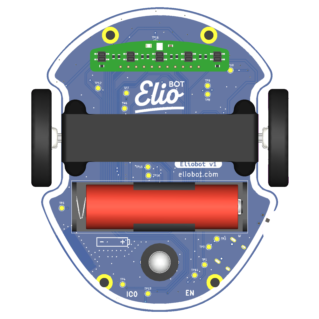 Eliobot bottom view